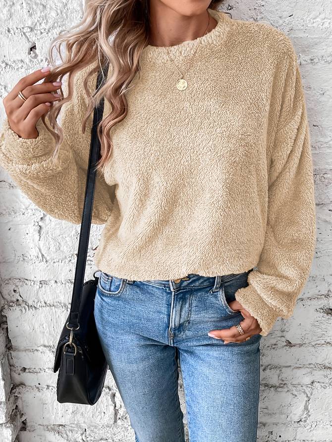 Chic mjuk varm vintertröja för kvinnor