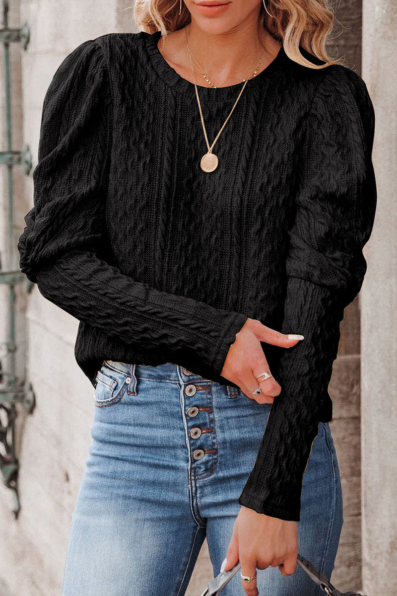 Elegant chic varm vintertröja för kvinnor