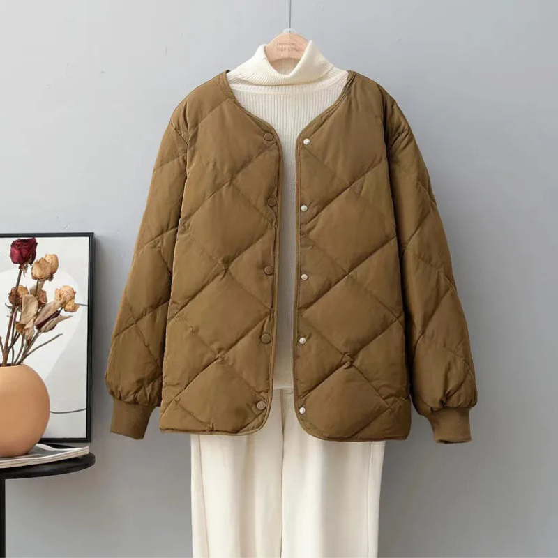 Chic och mångsidig vinterjacka för kvinnor