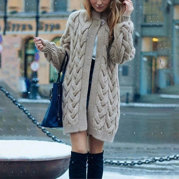 Chic mångsidig mjuk kofta jacka för kvinnor