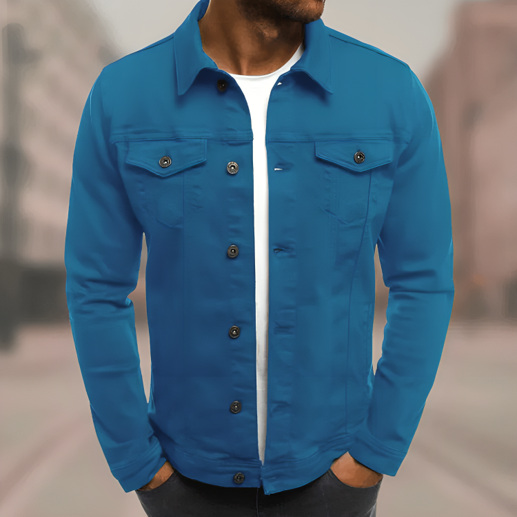 Snygg denim jacka för män