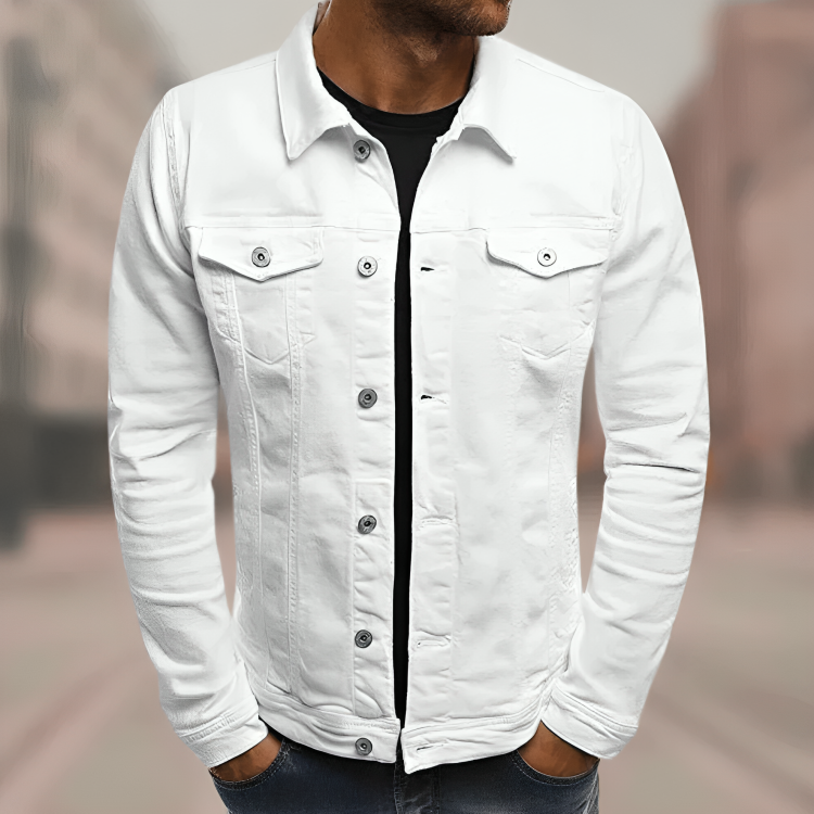 Snygg denim jacka för män