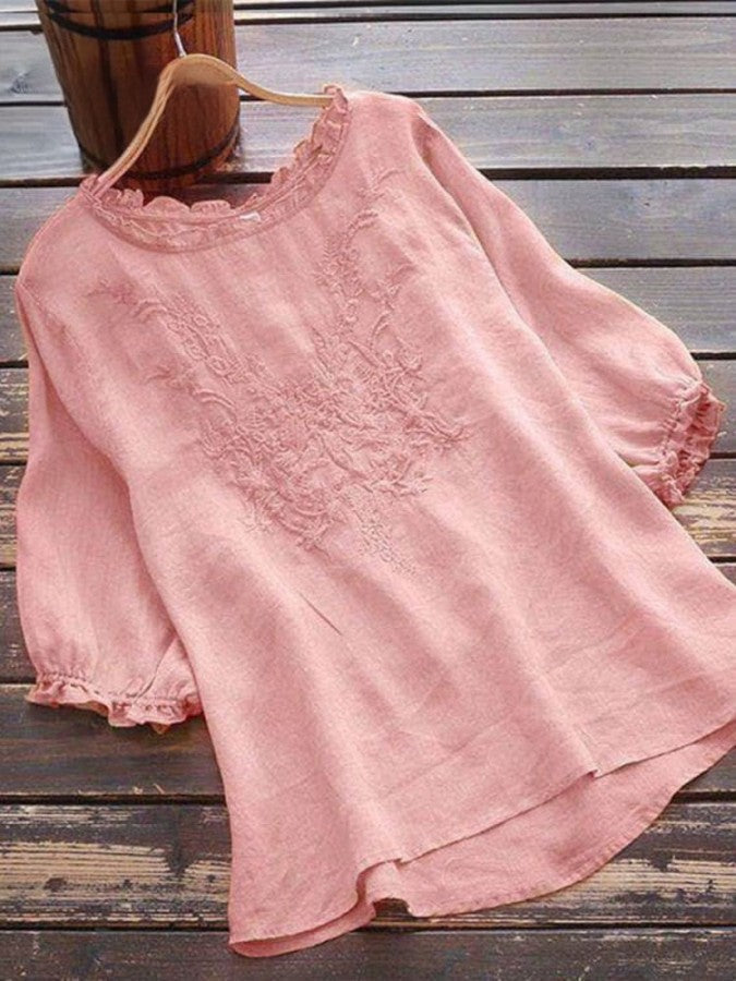 Snygg lös blus för kvinnor