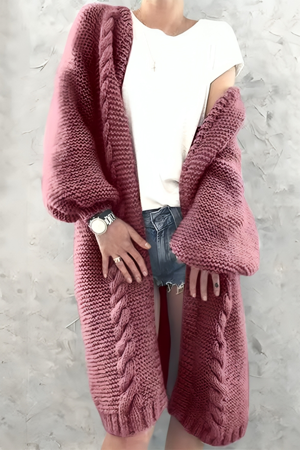 Mångsidig bekväm lång vinterkofta för kvinnor