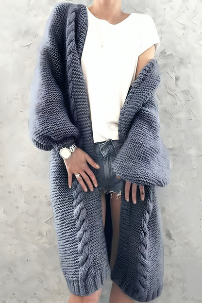 Mångsidig bekväm lång vinterkofta för kvinnor