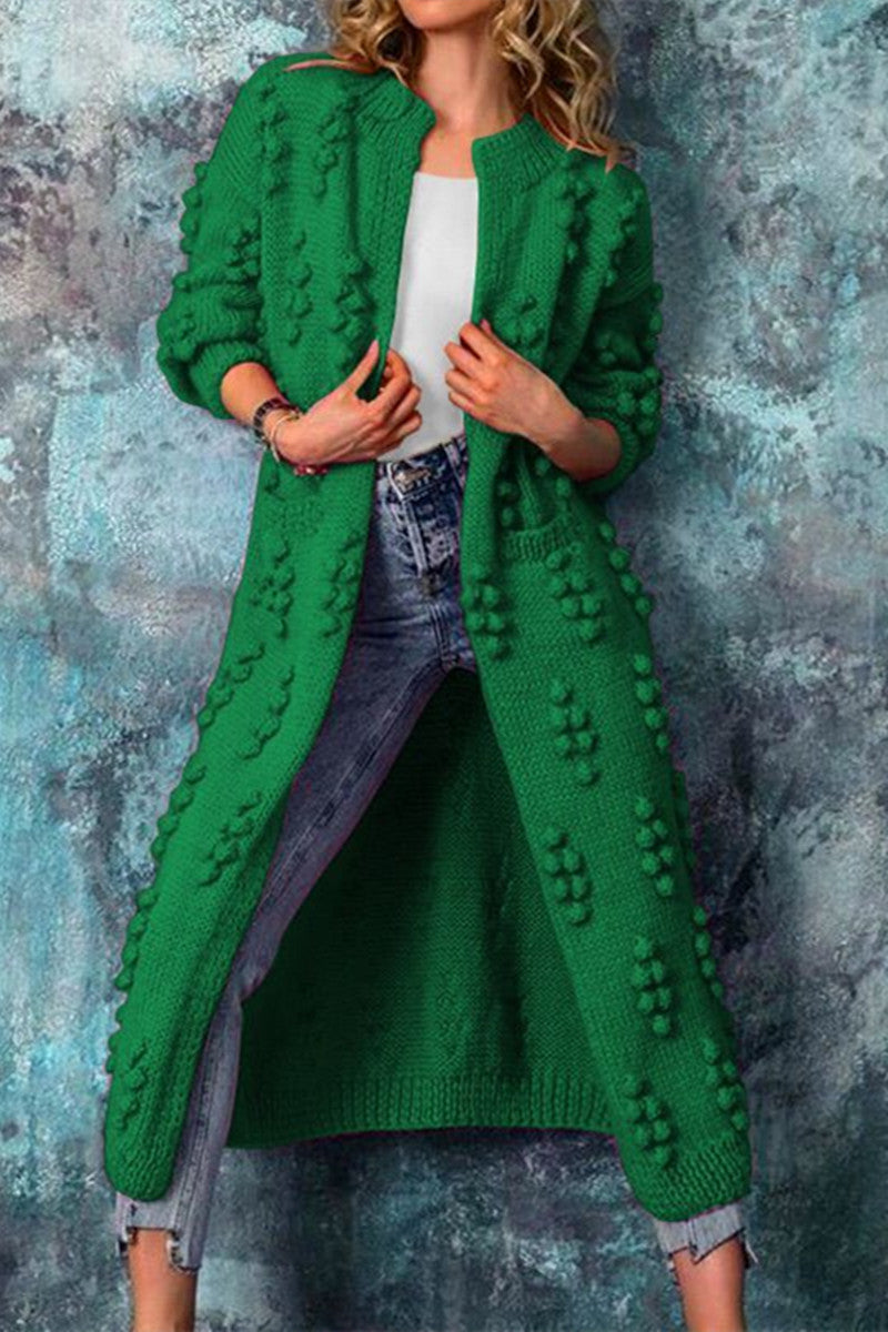 Mysig snygg lång jacka kappa för kvinnor