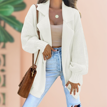 Oversize mysig vinterkofta för kvinnor