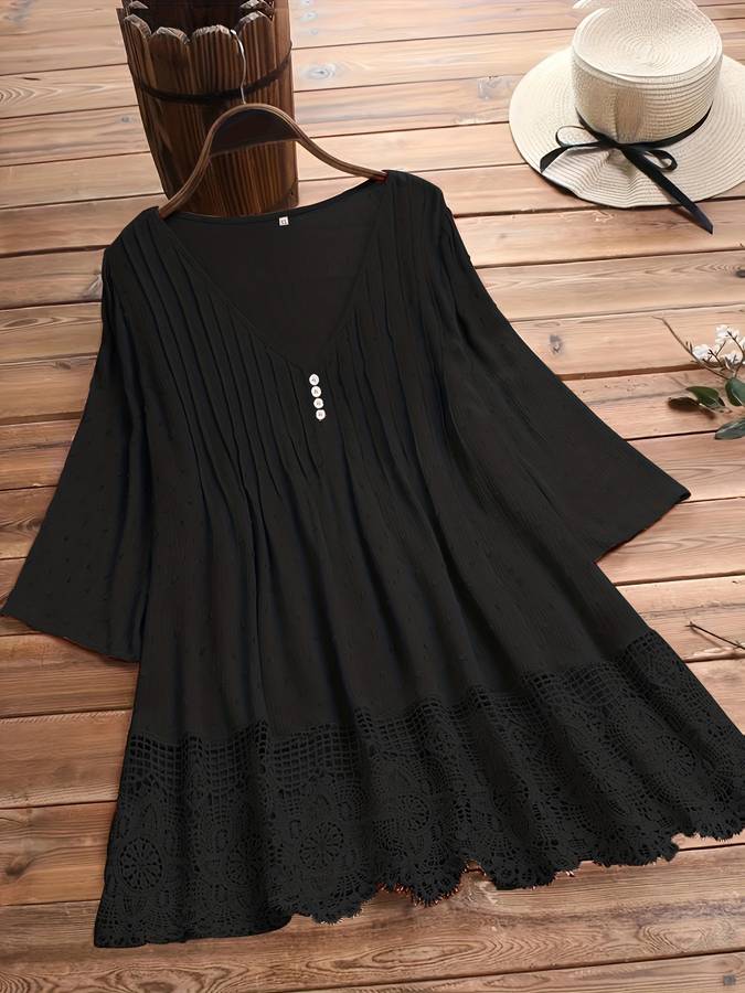 Lös trendiga och fashionabla blusar för kvinnor