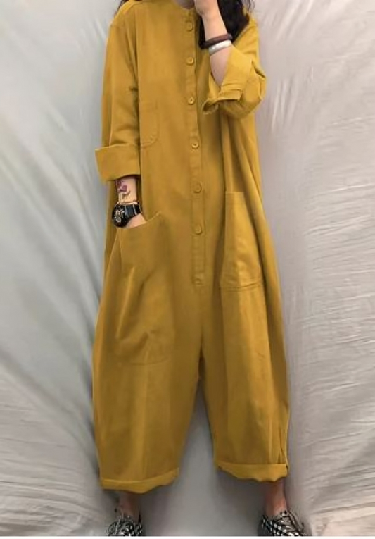 Oversize bekväm jumpsuit för kvinnor