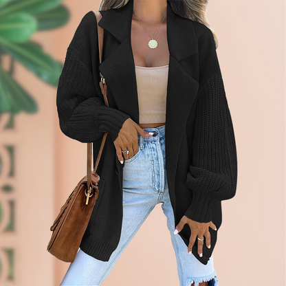 Oversize mysig vinterkofta för kvinnor