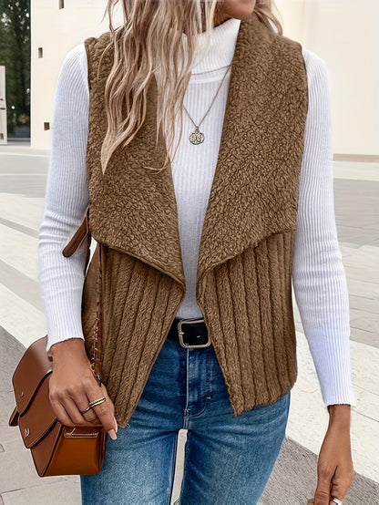 Elegant snygg vinterväst för kvinnor