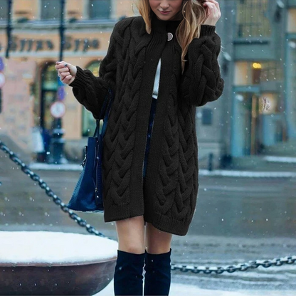 Chic mångsidig mjuk kofta jacka för kvinnor