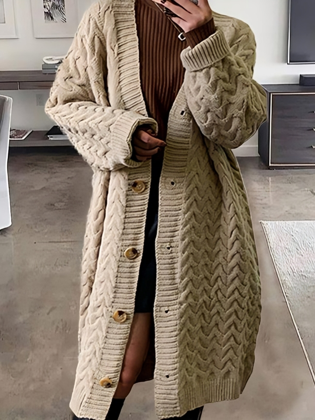 Mångsidig lång varm vinterjacka kappa för kvinnor