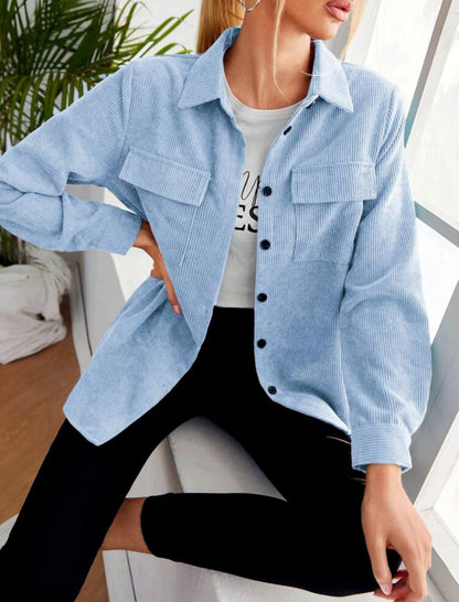 Snygg manchesterjacka kappa för kvinnor