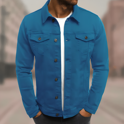 Snygg denim jacka för män