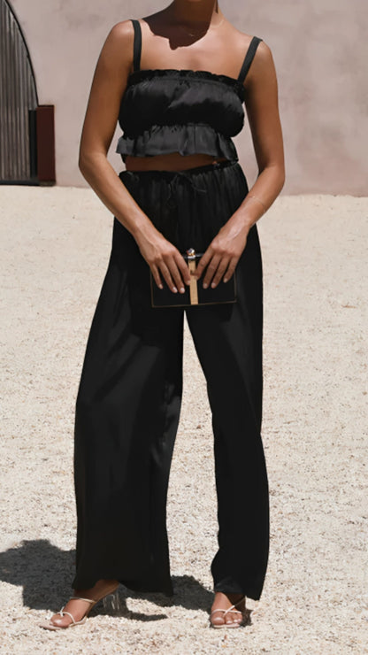 Viskande vår Satin Set