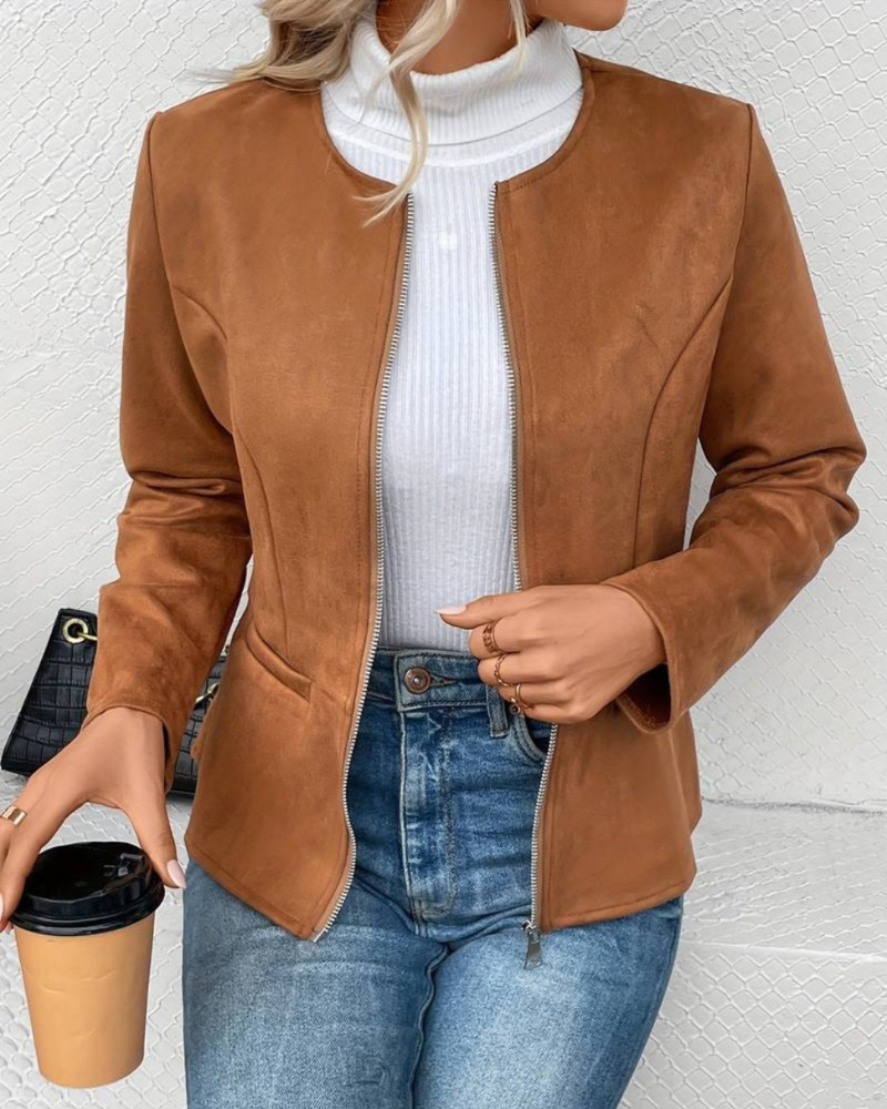 Mysig elegant jacka kappa för kvinnor