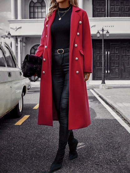 Elegant bekväm lång vinterjacka kappa för kvinnor