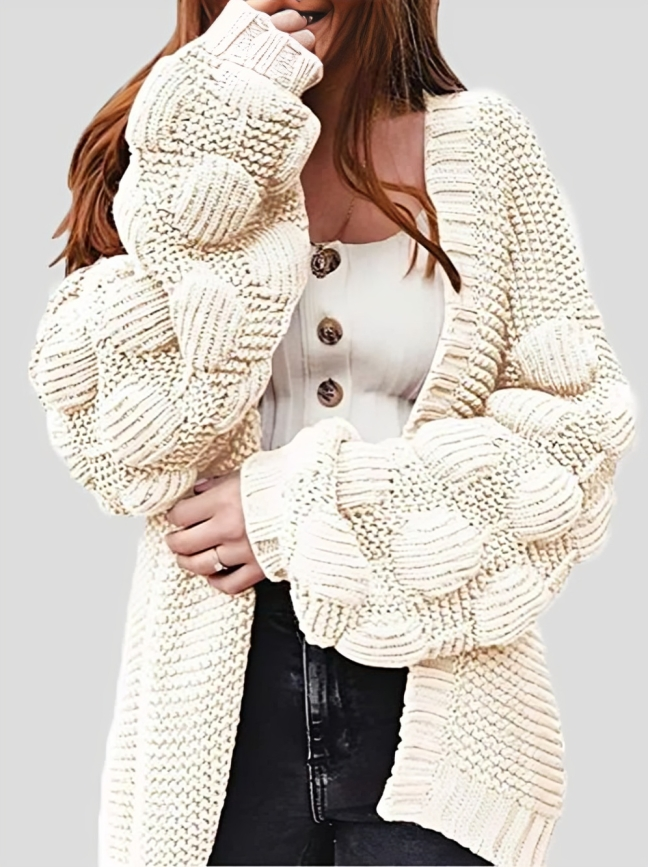 Elegant mångsidig bekväm varm kofta för kvinnor